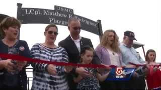WCVB - Playground Named After Fallen Local Marine 