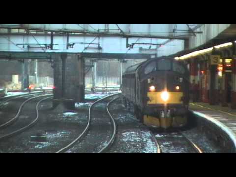 37706 5Z97 Southall WCR - Carnforth Steamtown ECS through Lancaster 22/12/10