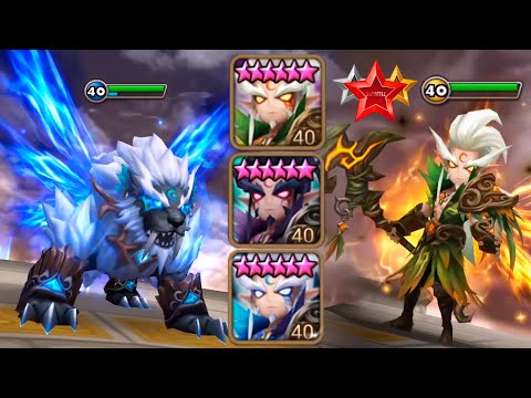 Try to Beat These DRUIDs. Taranys, Pater and Abellio in Summoners War
