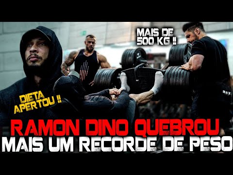 RAMON DINO BROKE ANOTHER WEIGHT RECORD - OVER 500 KILOS AT THE LEG!!!