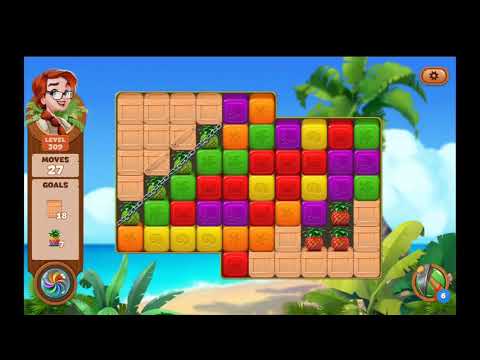 Lost Island Blast Adventure Level 309 NO BOOSTERS - A S GAMING