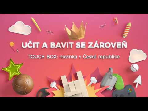 TouchBox 55" - modrý - chytrá dotyková skříňka pro školky i školy