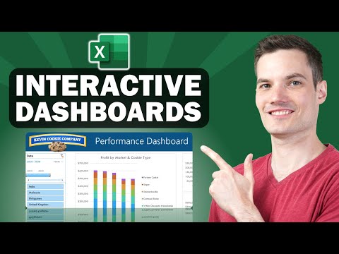 📊 How to Build Excel Interactive Dashboards