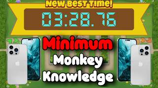 BTD6 Race Mobile Friendly Tutorial 📱 Minimum Monkey Knowledge 📱 Bush Rescue