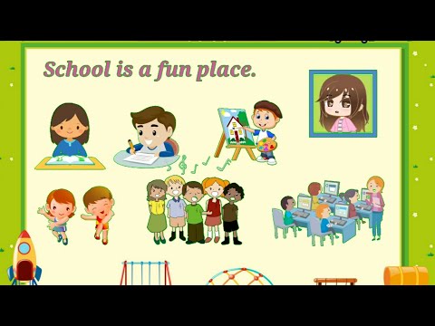 My School Part 1|| Evs My School Video For Class 1