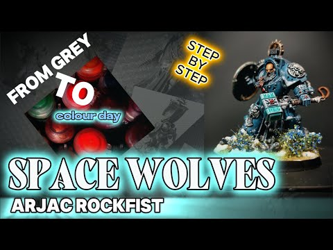 The Anvil of Fenris — Painting Arjac Rockfist | Space Wolves | Warhammer 40K - TUTORIAL