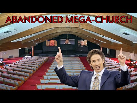 Flooded Abandoned Mega Church with a Waterfall in the Basement