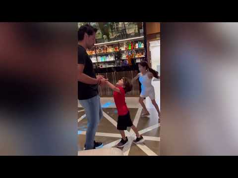 Los Hijos De Ana Patricia Gámez bailando en Madrid 🇪🇸💃🏻🕺🏻