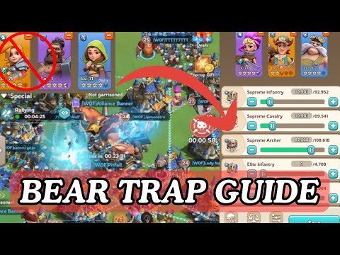 Kingshot Bear Trap COMPLETE Guide | Maximize Damage & Rewards