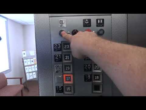 Throwback Thursday: Epic but Busy OTIS Touch Elevator at the Nix Hospital San Antonio TX