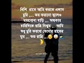 Bangla Statas Shayre Good Night