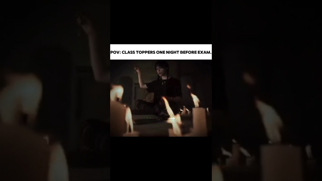 Class toppers one night before exams! #shorts @Ishana_Armblink