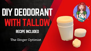 DIY Deodorant with Tallow #aluminiumfreedeodorant #naturaldeodorant #chemicalfreedeodorant