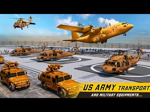 Satisfying & Relaxing Truck Driving।।US Army Vehicle Transporter Truck: Military Gameplay part-3