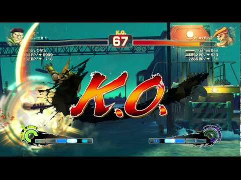 USFIV~ Adon (GamerBee) vs.  Rolento (Happy Ohta) HD