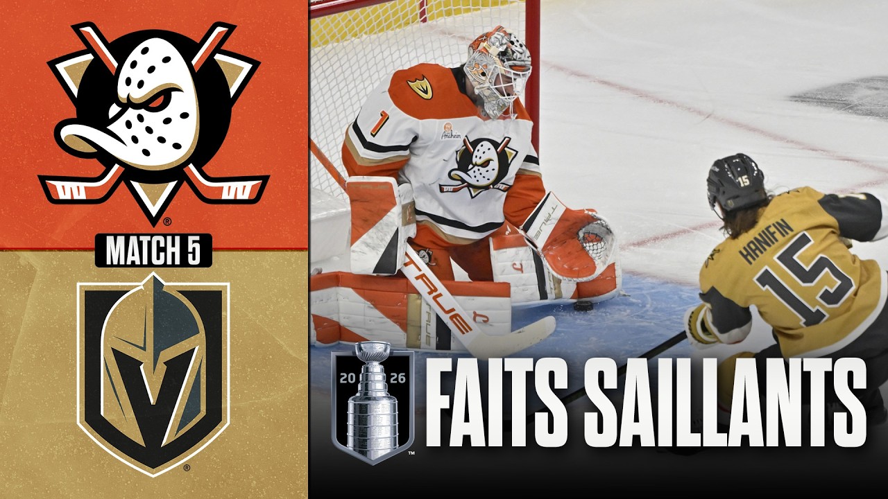 Ducks vs Golden Knights, match no 5 | 12/05/26 | Faits saillants