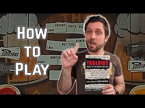 How To Play Tabloids by Steve Jackson Games - Board Games Live Teach