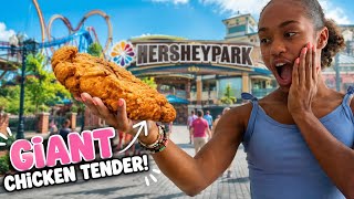 WILL I FIND MY FAVORITE CHICKEN TENDERS AT HERSHEY PARK!🍫🍗(full day hershey park vlog!)