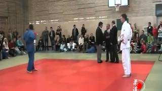 preview picture of video 'Judo Landesliga 2012 - 1. Wettkampftag - 90 kg - DSF e.V. vs. TSG Oederan'