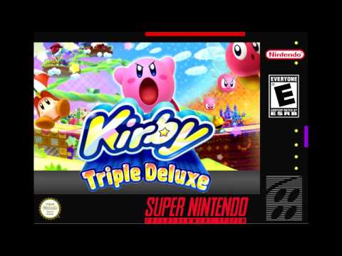 Kirby Triple Deluxe: Dirty & Beauty (SNES Cover)