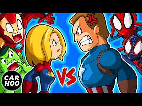 美國隊長討厭驚奇隊長-超級英雄的模仿秀 (Captain America Hates Captain Marvel-Superheroes Parody)