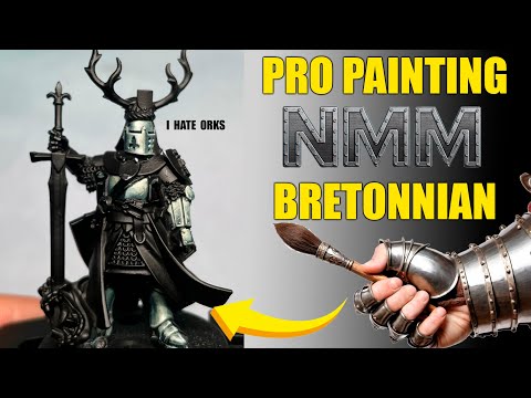 PRO Painting NMM Bretonian Knight with 3 colors.