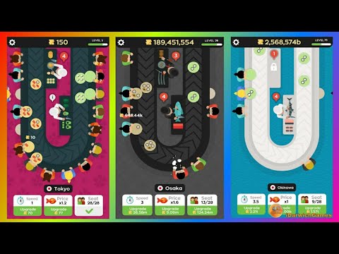 Sushi Bar Idle - Gameplay (iOS - Android) - YouTube