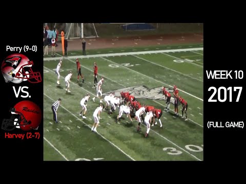 Perry Pirates (9-0) vs. Harvey Red Raiders (2-7) - 2017 Ohio High School Football (FULL GAME)