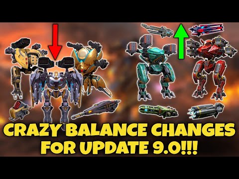 AMAZING BALANCE CHANGES FOR UPDATE 9.0 In War Robots!?