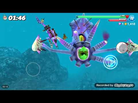 Dark magic shark vs squad boss hungry shark world 10th