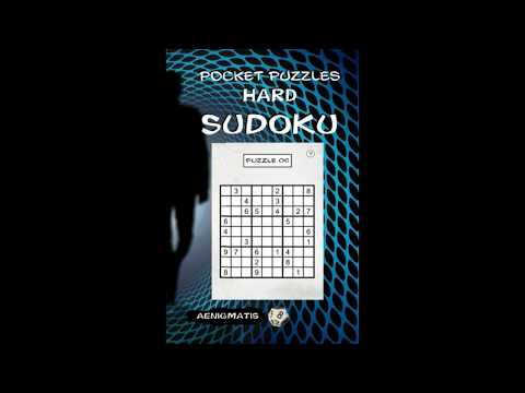 Book: Pocket Puzzles - Hard Sudoku (large print).