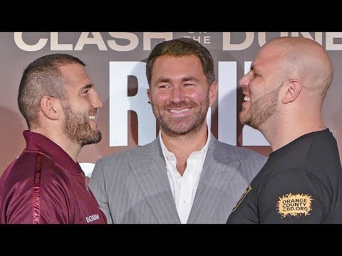 Magomedrasul Medzhidov vs. Tom Little • FACE TO FACE • in Saudi Arabia | Ruiz vs. Joshua 2
