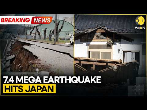Japan Earthquake: Strong 7.4 Quake Rocks Japan, Tsunami Warning Issued | WION BREAKING