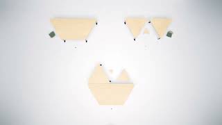 Origo – Seven ways to furnish with the triangle and trapezoid shape