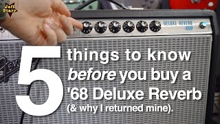 Video thumbnail for 5 things to know BEFORE buying a '68 Deluxe Reverb & why I returned mine by Jeff Starr's Not Bad Films
