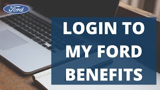 How to Login My Ford Benefits | Sign-In My Ford Benefits2022