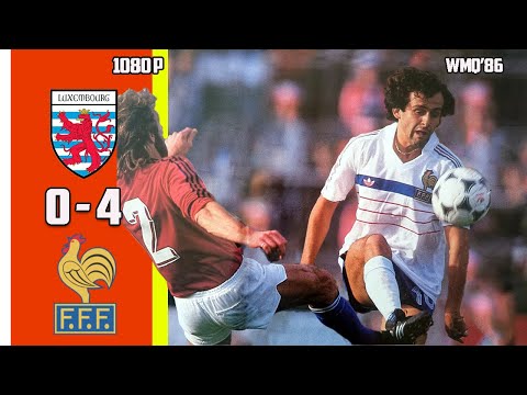 Luxembourg vs France 0 - 4 1986 FIFA World Cup qualification – UEFA Group 4