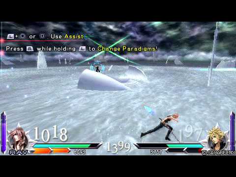 Dissidia  012 Lightning(Synthesis) vs. Cloud(Rei)
