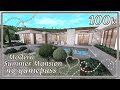 Bloxburg Build || Modern Summer Mansion [no gamepass] 100k