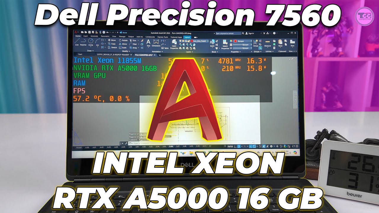 Dell Precision 7560 (2021) Xeon 11855M, Ram 32GB, SSD 512GB, 15.6