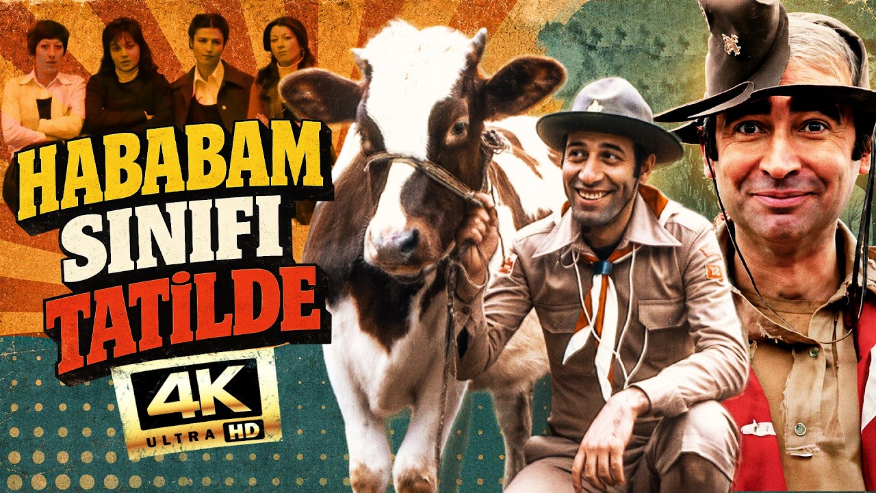 Hababam Sınıfı Tatilde - RESTORASYONLU 4K FULL | (Kemal Sunal, Münir Özkul, Şener Şen, Adile Naşit)