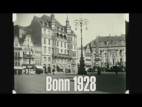 Bonn 1928/29 - Stadtrundgang - Rheinfahrt - Niels Geburtstag - Königswinter - Rheintal - 4K