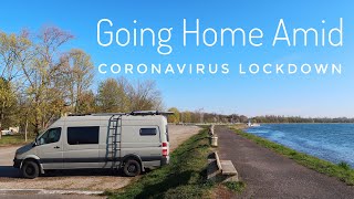 Going Home During Pandemic Lockdown in Europe // France to Germany