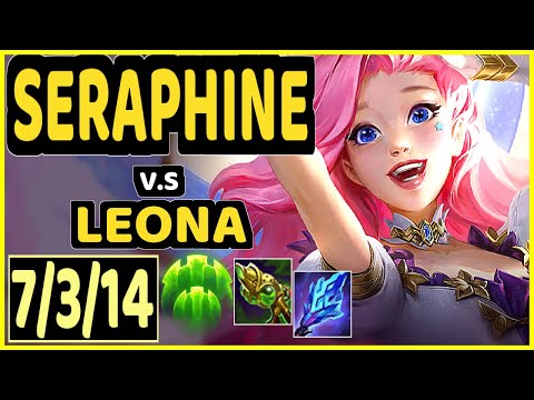 JOCKSTER (SERAPHINE) vs LEONA - 7/3/14 KDA BOTTOM SUPPORT GAMEPLAY - BR Ranked DIAMOND