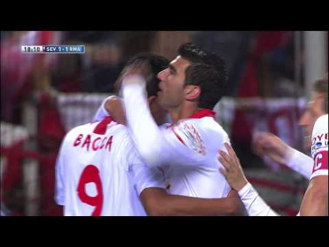 Gol de Bacca (1-1) en el Sevilla FC - Real Madrid - HD