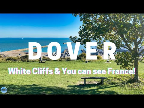 [UK/Dover] 🛳 A View of the White Cliffs of Dover ⚓️ on a clear day, you can see France🇫🇷