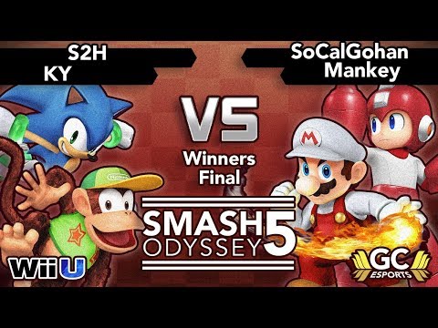 Smash Odyssey 5 - S2H & KY Vs. SoCalGohan & Mankey - Doubles - Smash Wii U