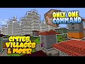 Minecraft | INSTANT Cities Villages & More! | NO ...