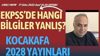 EKPSS ile ilgili ortada dolanan yanlış-eksik bilgiler neler?EKPSS 2028 Baskı TÜM