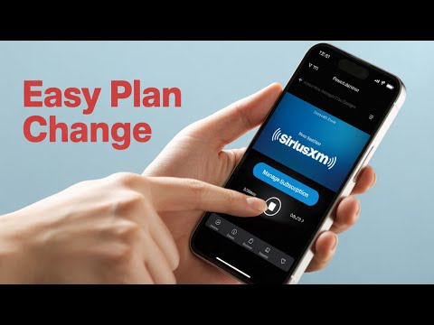 SiriusXM How To Change Plan? Upgrade SiriusXM Subscription - Plan Change Tutorial